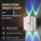 Rechargeable Motion Sensor Night Light, Magnetic RGB Color Changing LED Ambient - Image 2