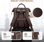 LOVEVOOK Leather Laptop Backpack - Image 5