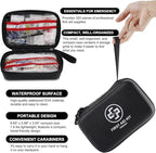 VRIEXSD Premium First Aid Kit, 320 Piece Waterproof Hard Shell Eva First Aid Kit - Image 3