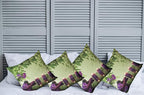 Ambesonne Spa Throw Pillow Cushion Case Pack of 4, Stones Aromatic Candles and - Image 2