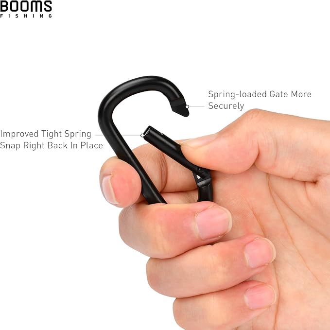 Booms Fishing CC2 Carabiner Clip, 2.3" Small Carabiner Keychain - Image 4