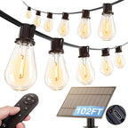 addlon 102FT Solar String Lights Outdoor Waterproof by addlon