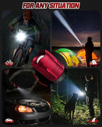 Victoper Red Rechargeabe Flashlight 2 Pack, High Lumens 5 Modes LED Bright - Image 8