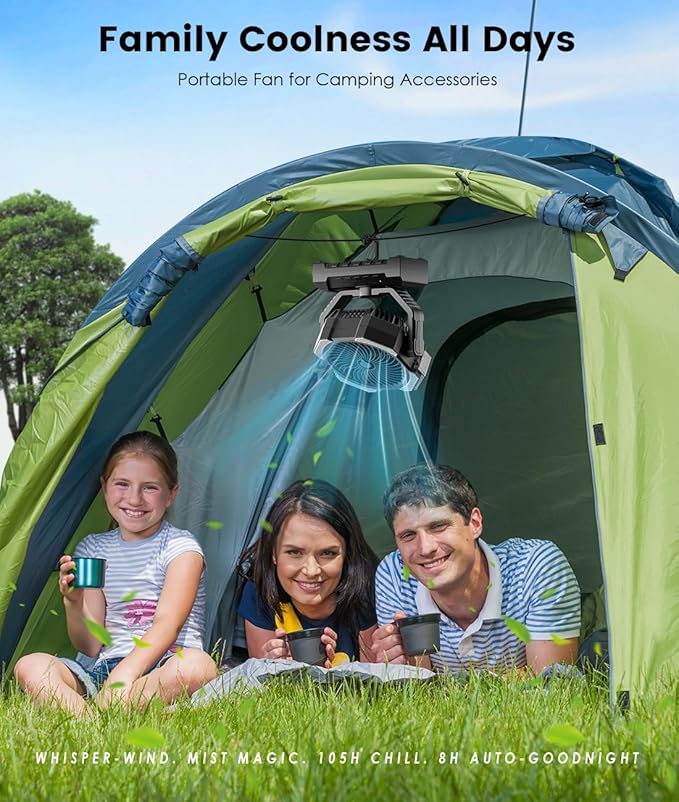Camping Misting Fan - Image 8