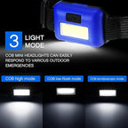 48 Pack LED Headlamp Flashlight Bright Waterproof Head Lamp Torch Cob Flood - Image 2