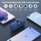 Feob Mini Portable Charger 5000mAh Power Bank, 15W PD USB C Cell Phone Portable - Image 3