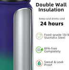 Fanhaw 32 Oz Insulated Stainless Steel Vacuum Water Bottle - Image 3