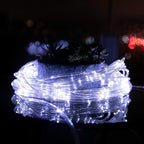 Solar Rope String Lights Outdoor 72Ft 200 Led Waterproof Solar Powered Fairy - Image 7