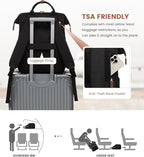 LOVEVOOK Laptop Backpack for Women, 15.6'' Waterproof Nurse Bag Teacher Work - Image 7