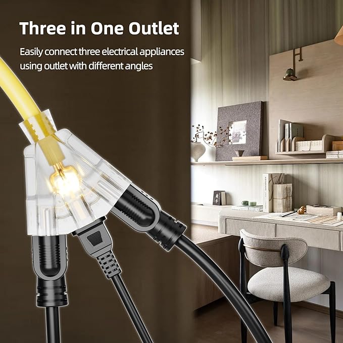 15 FT Outdoor Extension Cord - Image 3