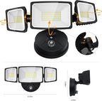 Onforu 70W Dusk to Dawn Outdoor Lighting, 7000LM Black Flood Lights Outdoor - Image 8