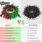 JMEXSUSS 200 LED Christmas Lights Outdoor, 66ft Red and Green String Lights - Image 8