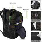 MATEIN 15.6 Inch Laptop Backpack, Sturdy Business Travel Laptop Bagpack - Image 2