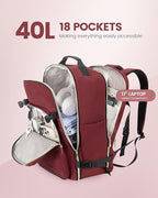 LOVEVOOK Travel Backpack for Women & Men 40L, Airline Approved Carry On - Image 3