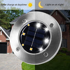 INCX 4.6 inch Solar Lights for Outside, 8 Pack Solar Light Outdoor Waterproof - Image 5