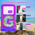Personalized Initial Waterproof Phone Pouch Case - Image 2