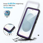 Lanhiem for Samsung Galaxy S25+ Plus Case, IP68 Waterproof Dustproof Case - Image 3