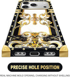 for iPhone 17 Pro Case Luxury Golden Decoration - Image 5