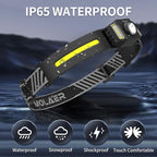 Headlamp Rechargeable, 270° Wide Beam Bright LED Head Lamp - Image 6