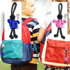 Lacrosse Keychain with Stick | Paracord Buddy Backpack Charm | Sports Zipper - Image 4