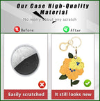 BORKUANA Leather Keychain Holder Case Compatible - Image 3