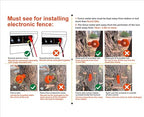 30 Miles/48km Solar Electric Fence Charger, 15W Solar Powered Fencer - Image 5