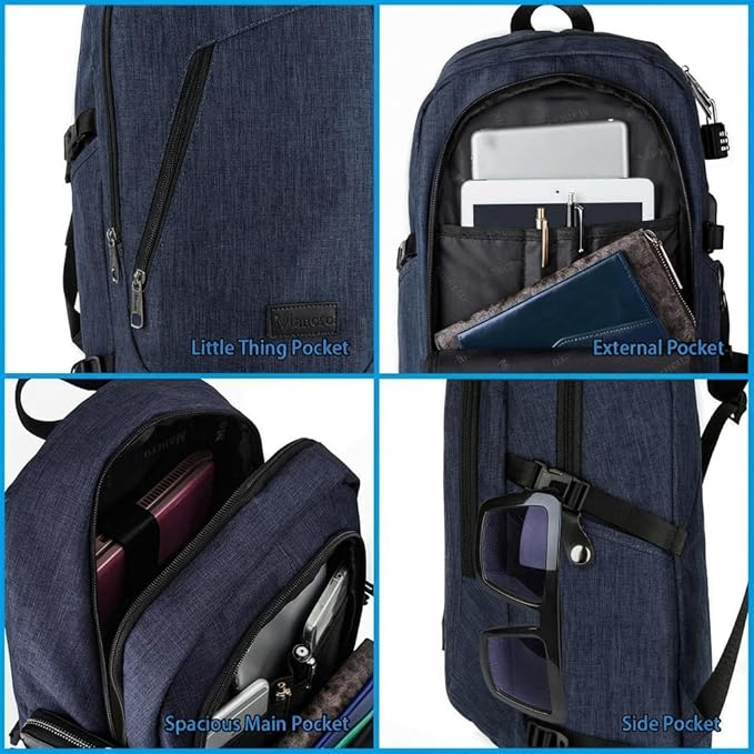 Mancro 17.3 in Business Laptop Backpack - Image 3