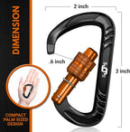 Rhino Produxs 12kN Heavy Duty Carabiner Clips, - Image 2