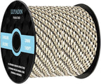 Paracord 240lb - Diameter 2mm Micro Utility Cord -3 Strand Parachute Spool Cord by LUYADIN