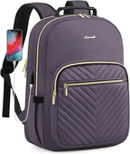 LOVEVOOK Laptop Backpack for Women, Large Capacity Travel Computer Work Bag by LOVEVOOK