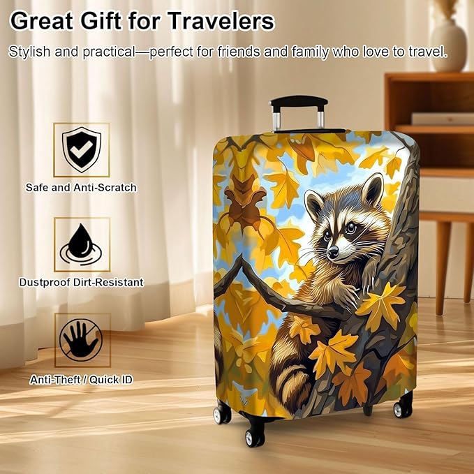 Luggage Cover Protector for 26-28 Inch Suitcases, TSA Approved Elastic Travel - Image 7