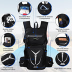 Insulated Hydration Backpack - 18L Leak-Proof Hiking Daypack - Image 2
