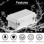 LeMotech Electrical Box, IP67 Waterproof Hinged Cover Stainless Steel Latch - Image 3