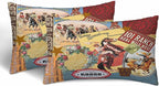 Cowgirls Wild West Pillow Covers 12 X 20 Far East Rodeo Round Up Win Ride Horse by Unknown