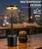 Cordless Table Lamp Set of 2, Rechargeable 5000mAh Battery Operated Outdoor - Image 8