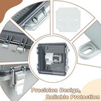 Nineleaf IP67 Waterproof Electrical Junction Box, 5.9"x5.9"x3.5" ABS Plastic - Image 3