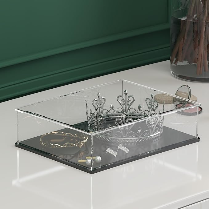 SVENJBB Book Display Case, 10.6x8x2.4 Inch Acrylic Box - Image 2