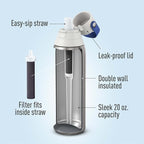 Brita Stainless Steel Premium Filtering Water Bottle, Replaces 300 Plastic - Image 3