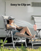 Gaiatop Portable Clip on Fan Battery Operated, Small Powerful 3 Speed Quiet - Image 7