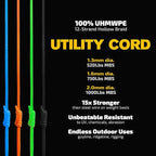 emma kites Hollow UHMWPE Braided Cord 1.3mm, 2mm Spliceable - Image 2
