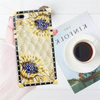 Compatible with iPhone 8 Plus 7 Plus Case, Sunflower Diamonds Leather Luxury - Image 7