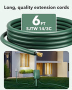 BN-LINK Outdoor Power Stake Timer Waterproof, 24-Hour Mechanical Timer - Image 7