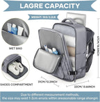 WONHOX Large Travel Backpack Carry on Flight Approved Laptop Work Business - Image 3