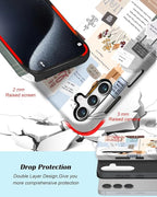 Compatible for Samsung Galaxy A57 5G Case, Dual Layer Heavy Duty 2 in 1 - Image 3
