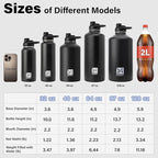DYSANKY 64 oz Insulated Water Bottle | Upgraded Thickened Stainless Steel Water - Image 6