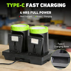 4-Pack Rechargeable LED Work Lights, 360-Degree Adjustable Spotlights - Image 6