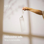 KIVY Slim Water Bottle 32oz Fits Cupholder & Backpack - Image 3