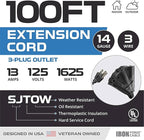 Iron Forge Cable 14 Gauge Outdoor Extension Cord 100 Ft - Image 2