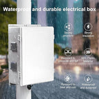 Namunanee Outdoor Electrical Junction Box, ABS Water Resistant Enclosure - Image 2