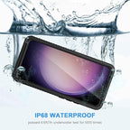 Lanhiem for Samsung Galaxy S23+ Plus Case, IP68 Waterproof Dustproof Case - Image 3